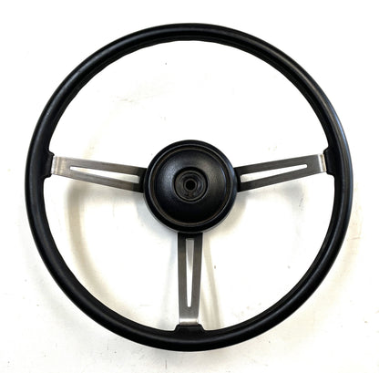 Jeep CJ steering wheel CJ5 CJ7 76-86 AMC horn button black J10 Cherokee AMC FSJ !!!