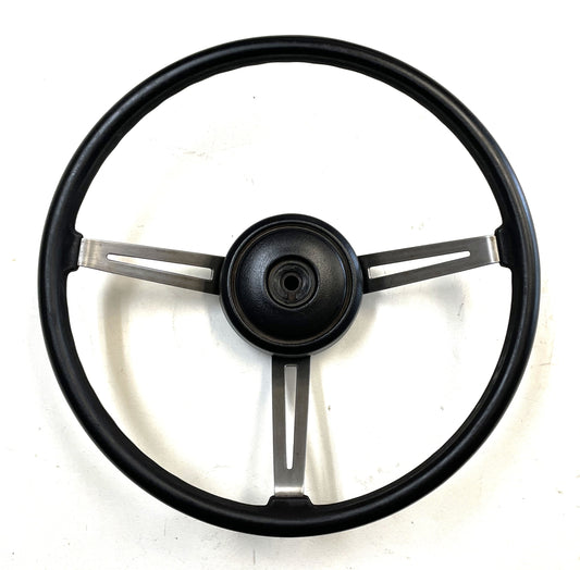 Jeep CJ steering wheel CJ5 CJ7 76-86 AMC horn button black J10 Cherokee AMC FSJ !!!