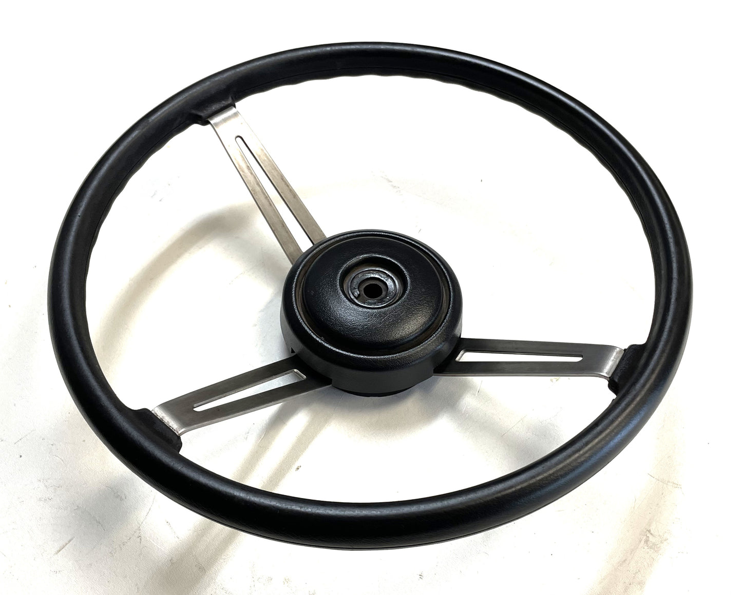 Jeep CJ steering wheel CJ5 CJ7 76-86 AMC horn button black J10 Cherokee AMC FSJ !!!