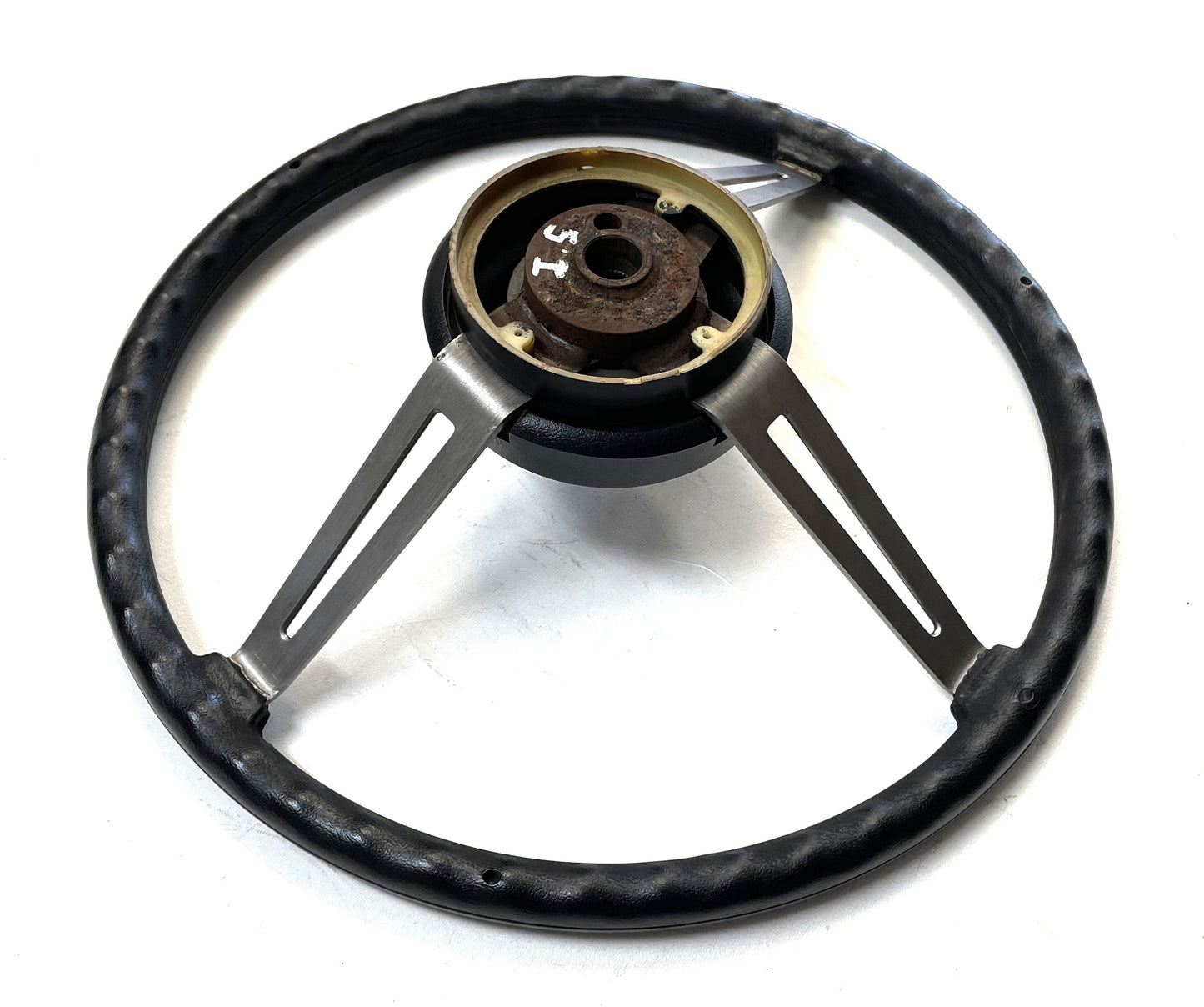 Jeep CJ steering wheel CJ5 CJ7 76-86 AMC horn button black J10 Cherokee AMC FSJ !!!