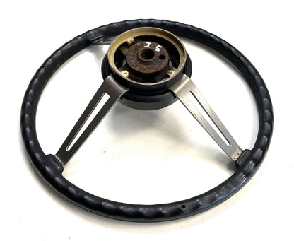 Jeep CJ steering wheel CJ5 CJ7 76-86 AMC horn button black J10 Cherokee AMC FSJ !!!