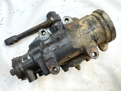 Jeep CJ power steering gear box 76-79 CJ5 CJ7 flare hose fittings AMC