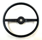 Jeep CJ steering wheel fits 76-86 CJ5 CJ7 CJ8 horn button Factory Black !