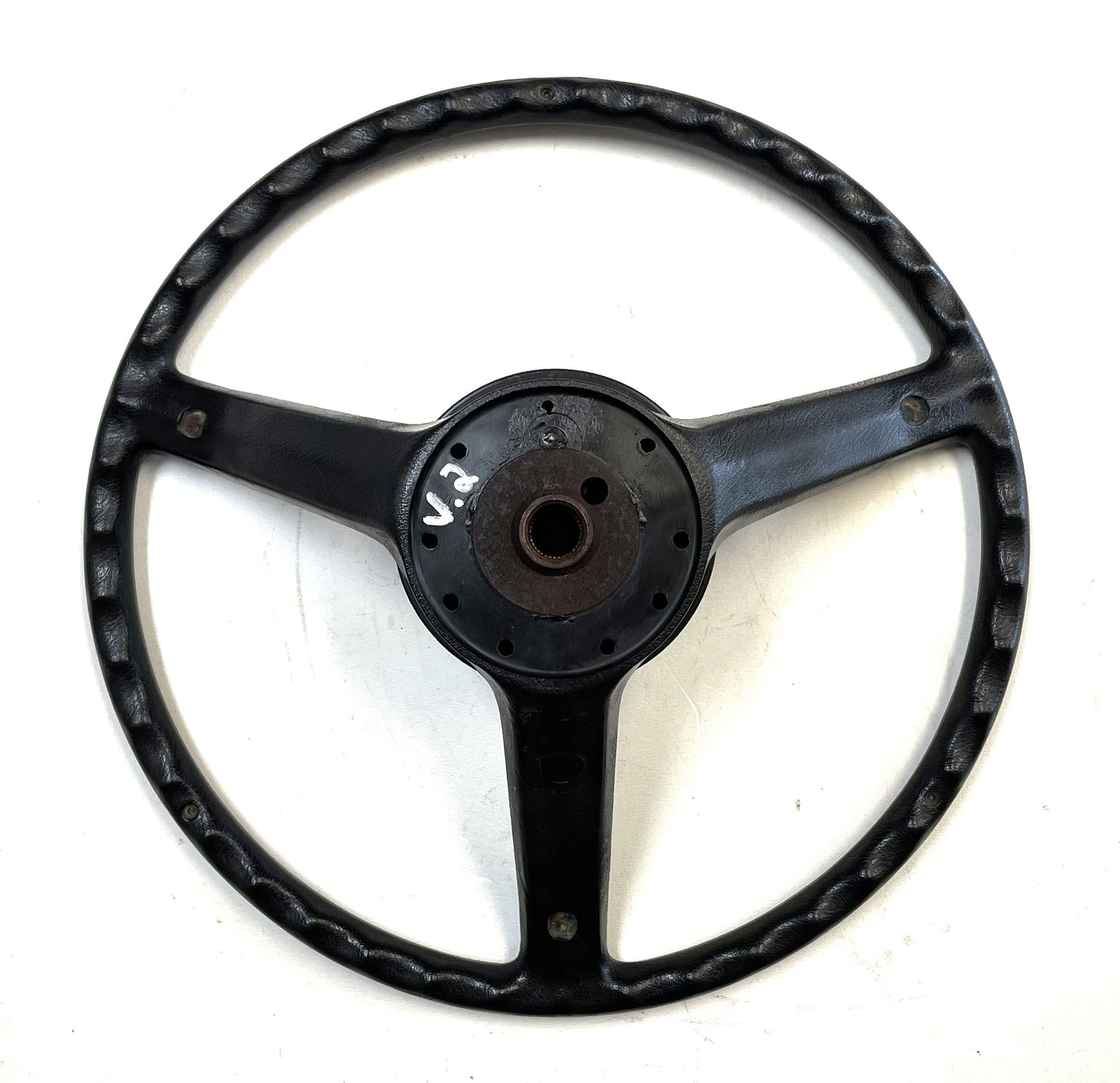 Jeep CJ Black Steering Wheel CJ5 CJ7 CJ8 76-86 AMC with Horn Button Factory !!