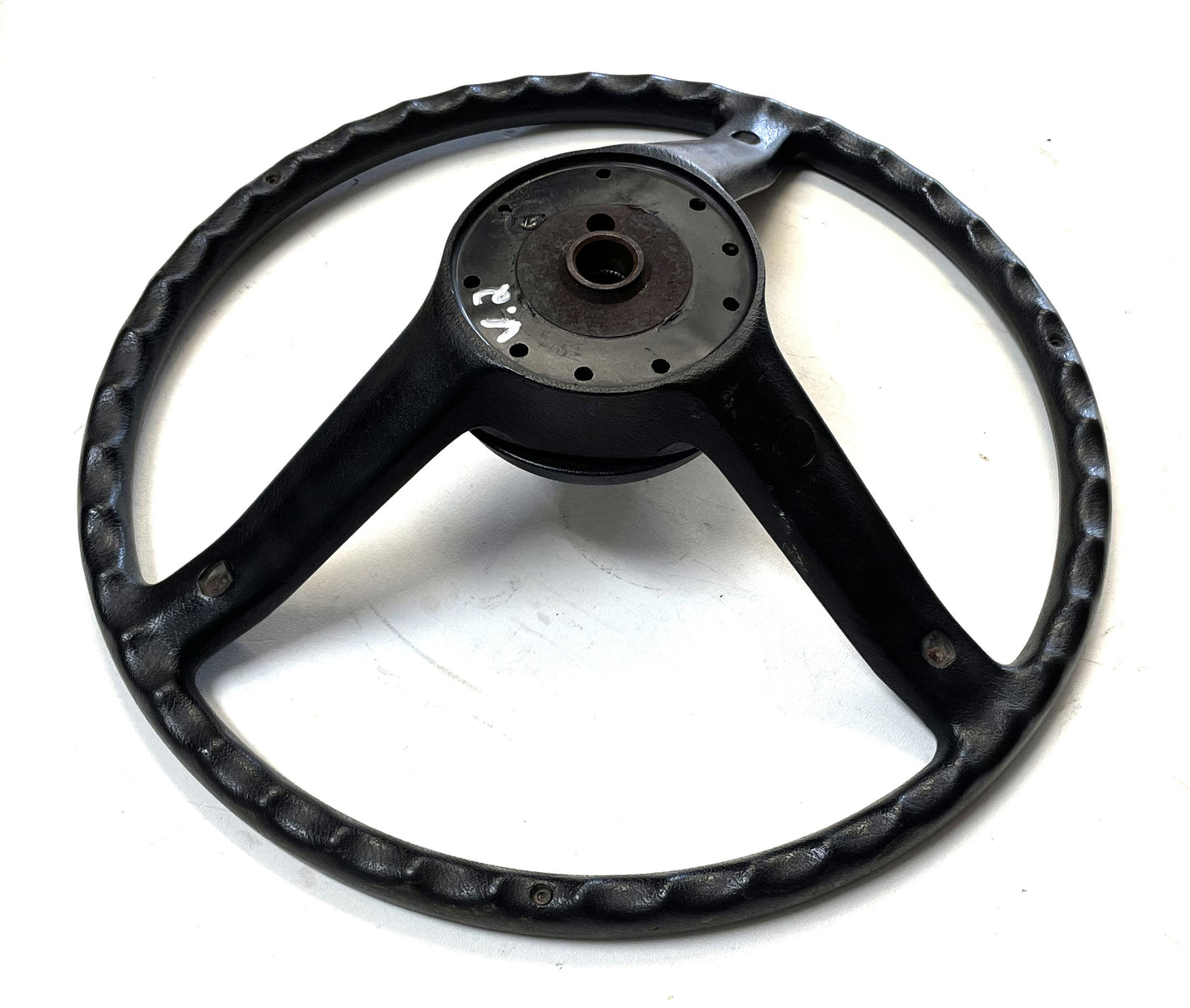 Jeep CJ Black Steering Wheel CJ5 CJ7 CJ8 76-86 AMC with Horn Button Factory !!