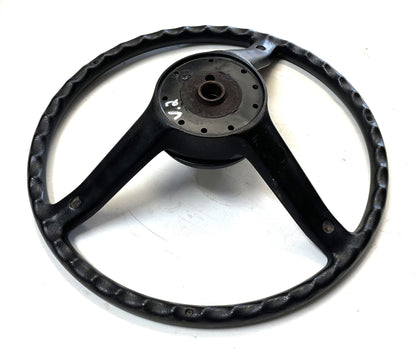 Jeep CJ Black Steering Wheel CJ5 CJ7 CJ8 76-86 AMC with Horn Button Factory !!