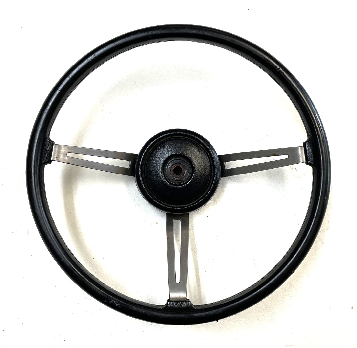 Jeep CJ steering wheel CJ5 CJ7 76-86 AMC horn button black J10 Cherokee AMC FSJ !