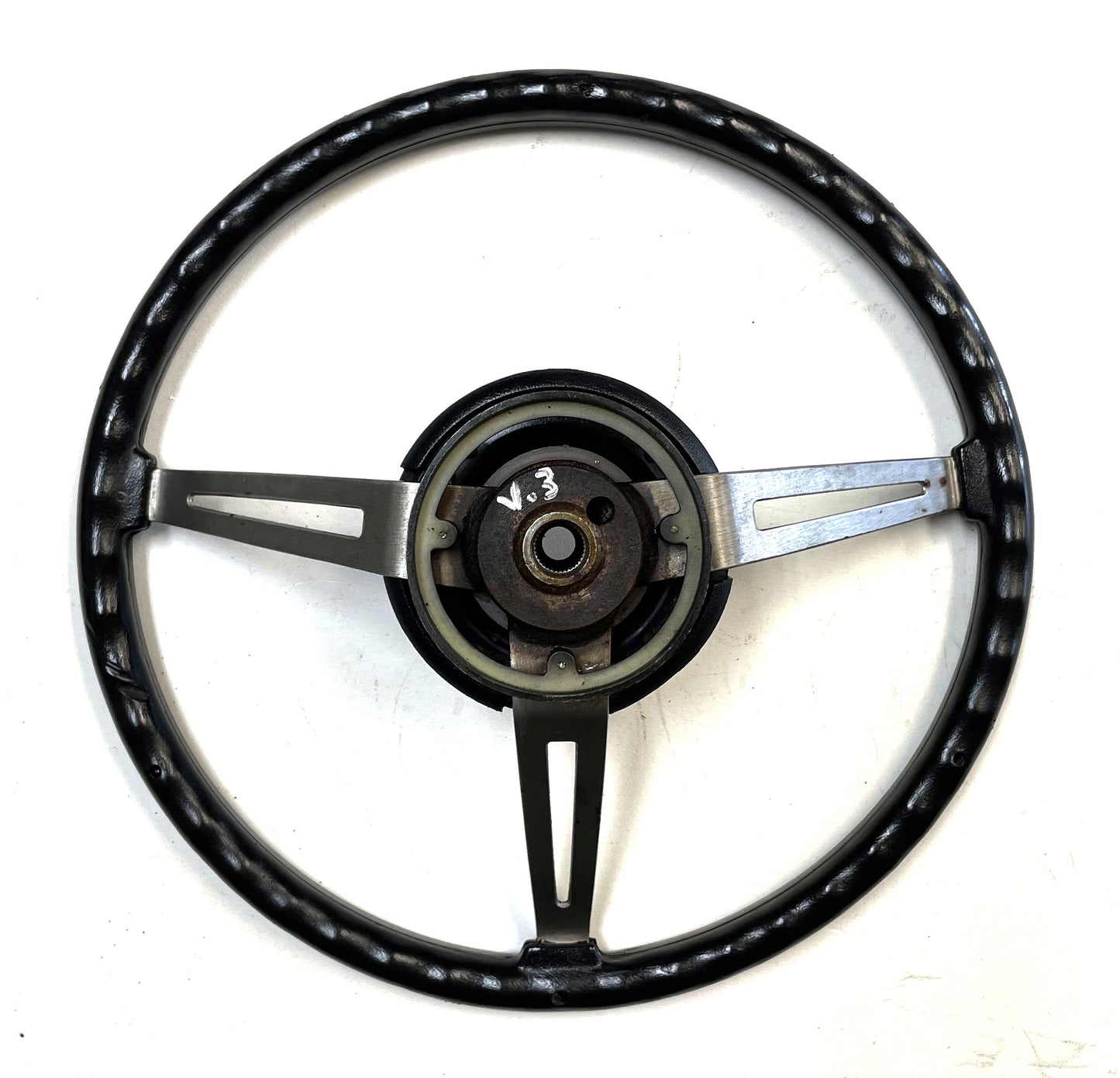 Jeep CJ steering wheel CJ5 CJ7 76-86 AMC horn button black J10 Cherokee AMC FSJ !