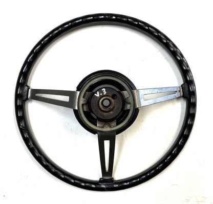 Jeep CJ steering wheel CJ5 CJ7 76-86 AMC horn button black J10 Cherokee AMC FSJ !