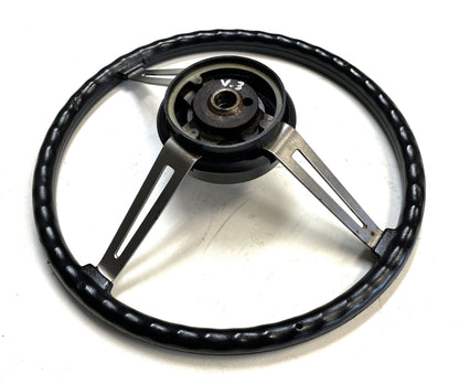 Jeep CJ steering wheel CJ5 CJ7 76-86 AMC horn button black J10 Cherokee AMC FSJ !