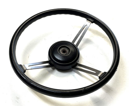 Jeep CJ steering wheel CJ5 CJ7 76-86 AMC horn button black J10 Cherokee AMC FSJ !