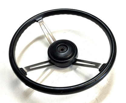 Jeep CJ steering wheel CJ5 CJ7 76-86 AMC horn button black J10 Cherokee AMC FSJ !