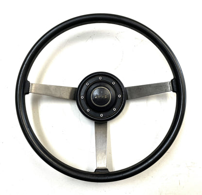Jeep YJ Wrangler Dark Grey steering wheel CJ5 CJ7 CJ8 OE Factory