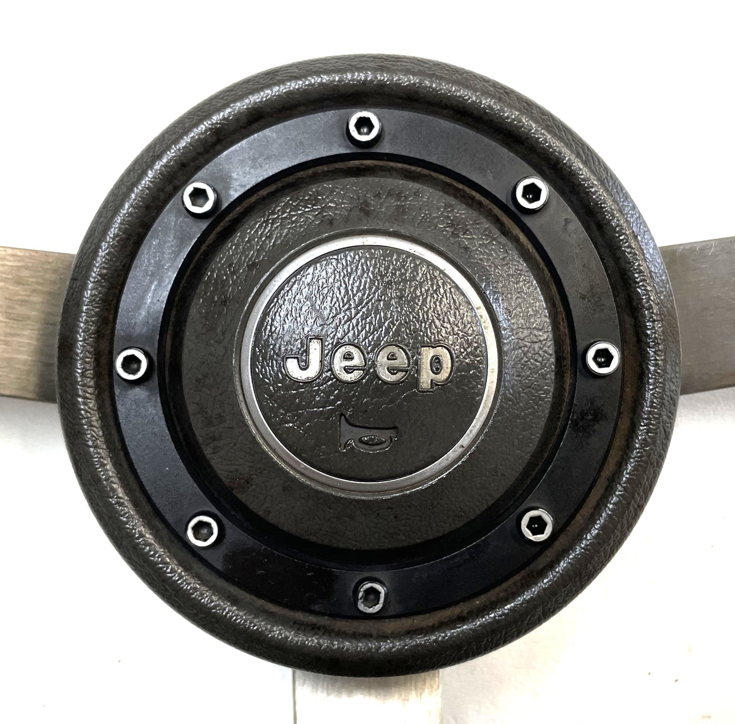 Jeep YJ Wrangler Grey steering wheel CJ5 CJ7 CJ8 OE Factory gray