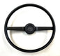 Jeep CJ steering wheel fits 76-86 CJ5 CJ7 CJ8 horn button Factory Black !!