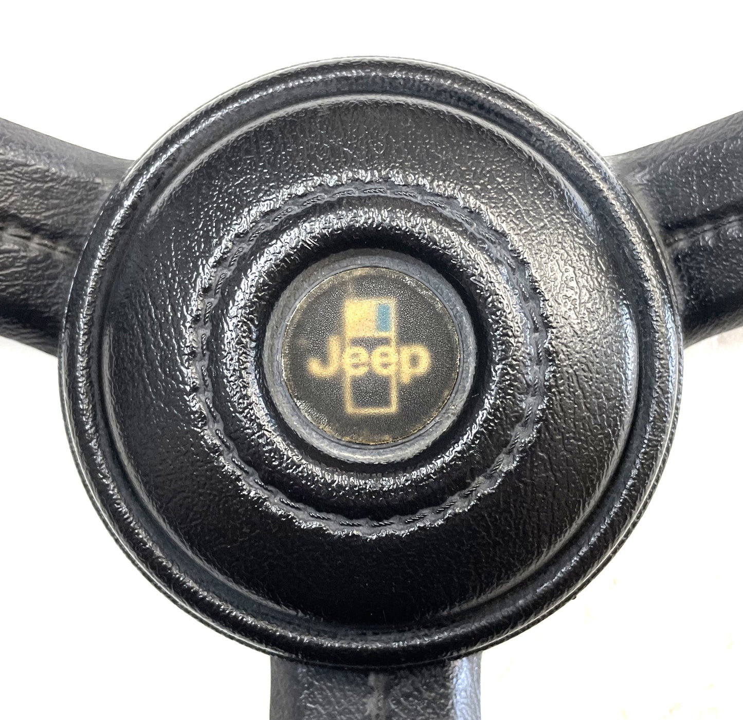 Jeep CJ Black Steering Wheel CJ5 CJ7 CJ8 76-86 AMC with Horn Button Factory