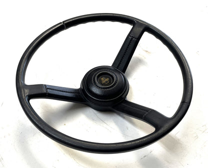 Jeep CJ Black Steering Wheel CJ5 CJ7 CJ8 76-86 AMC with Horn Button Factory