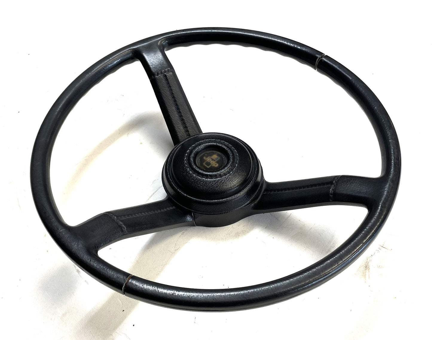 Jeep CJ Black Steering Wheel CJ5 CJ7 CJ8 76-86 AMC with Horn Button Factory