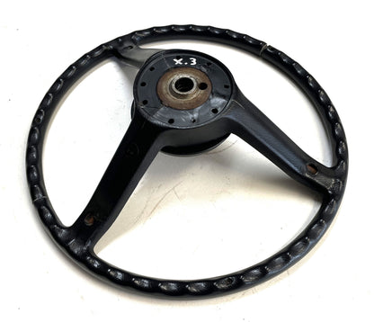 Jeep CJ Black Steering Wheel CJ5 CJ7 CJ8 76-86 AMC with Horn Button Factory