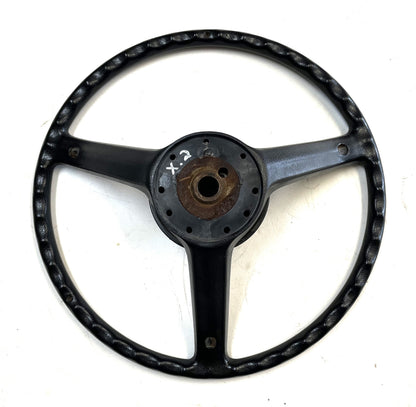 Jeep CJ Black Steering Wheel CJ5 CJ7 CJ8 76-86 AMC with Horn Button Factory #