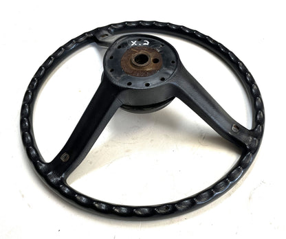 Jeep CJ Black Steering Wheel CJ5 CJ7 CJ8 76-86 AMC with Horn Button Factory #