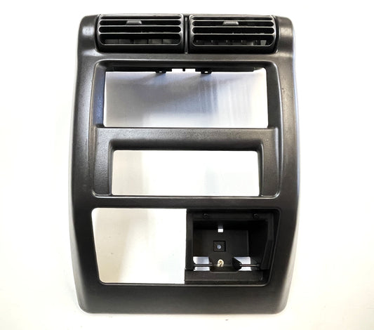 Jeep TJ Wrangler center bezel vent plastic dash trim with vents dark grey agate
