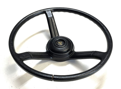 Jeep CJ Black Steering Wheel CJ5 CJ7 CJ8 76-86 AMC with Horn Button Factory &