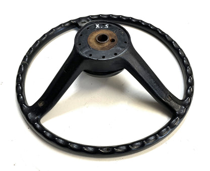 Jeep CJ Black Steering Wheel CJ5 CJ7 CJ8 76-86 AMC with Horn Button Factory &