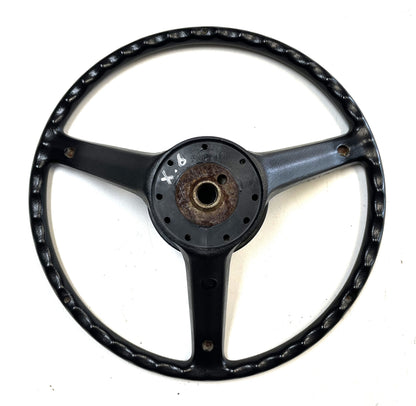 Jeep CJ Black Steering Wheel CJ5 CJ7 CJ8 76-86 AMC with Horn Button Factory