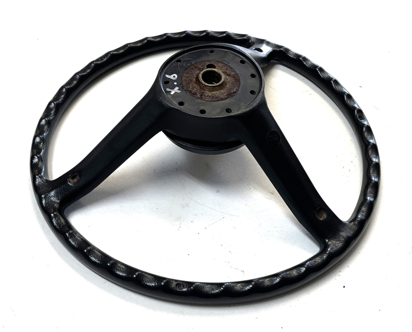 Jeep CJ Black Steering Wheel CJ5 CJ7 CJ8 76-86 AMC with Horn Button Factory