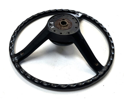 Jeep CJ Black Steering Wheel CJ5 CJ7 CJ8 76-86 AMC with Horn Button Factory