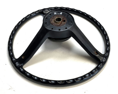 Jeep CJ Black Steering Wheel CJ5 CJ7 CJ8 76-86 AMC with Horn Button Factory