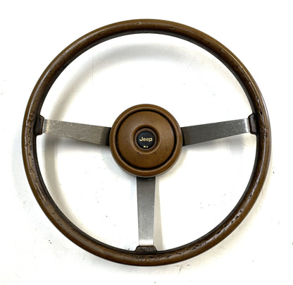 Jeep Steering Wheel YJ Wrangler FACTORY CJ5 CJ7 CJ8 Tan Spice