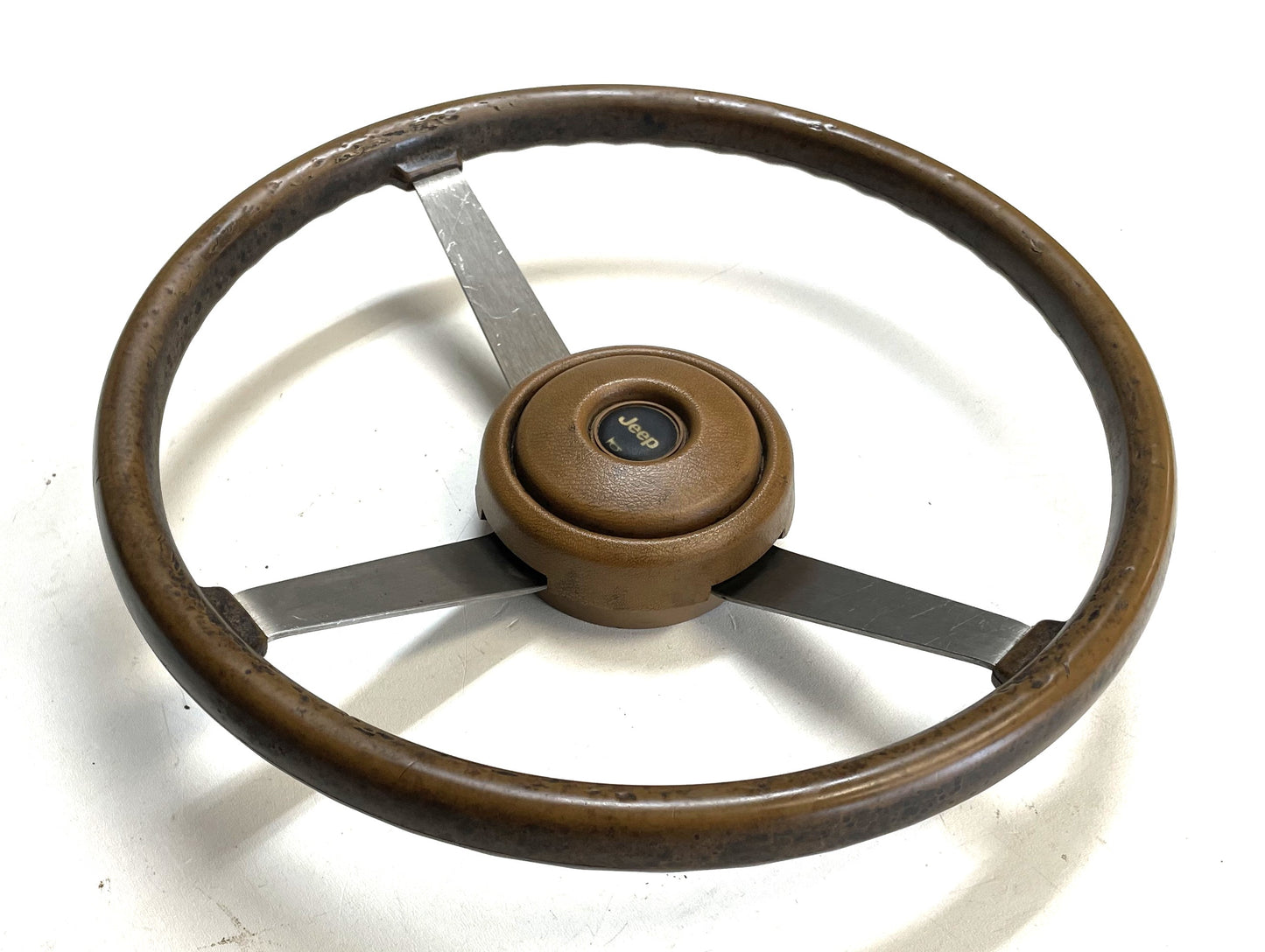 Jeep Steering Wheel YJ Wrangler FACTORY CJ5 CJ7 CJ8 Tan Spice