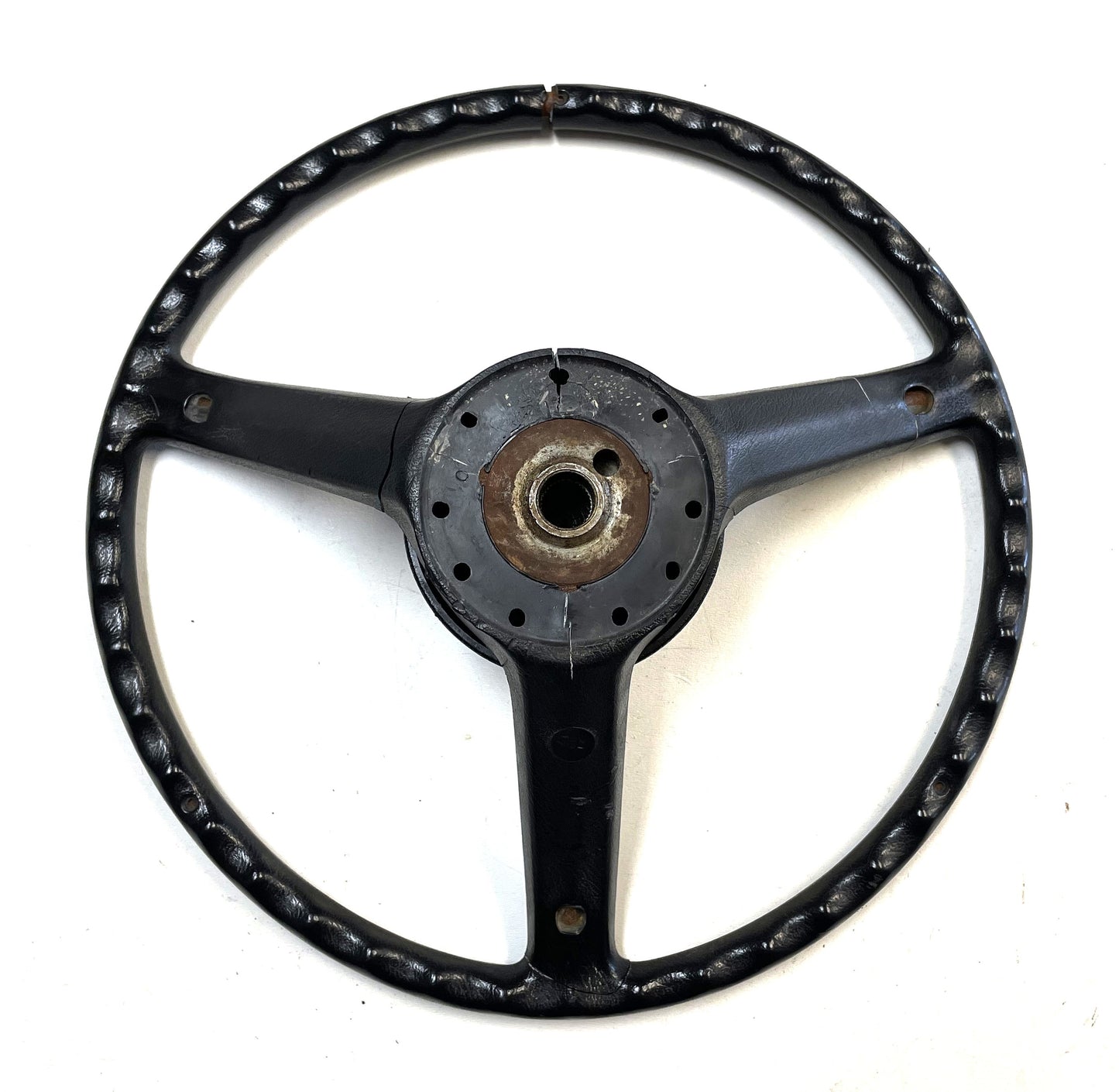 Jeep CJ Black Steering Wheel CJ5 CJ7 CJ8 76-86 AMC with Horn Button Factory &1