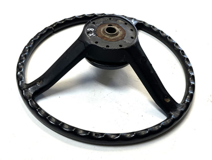 Jeep CJ Black Steering Wheel CJ5 CJ7 CJ8 76-86 AMC with Horn Button Factory &1