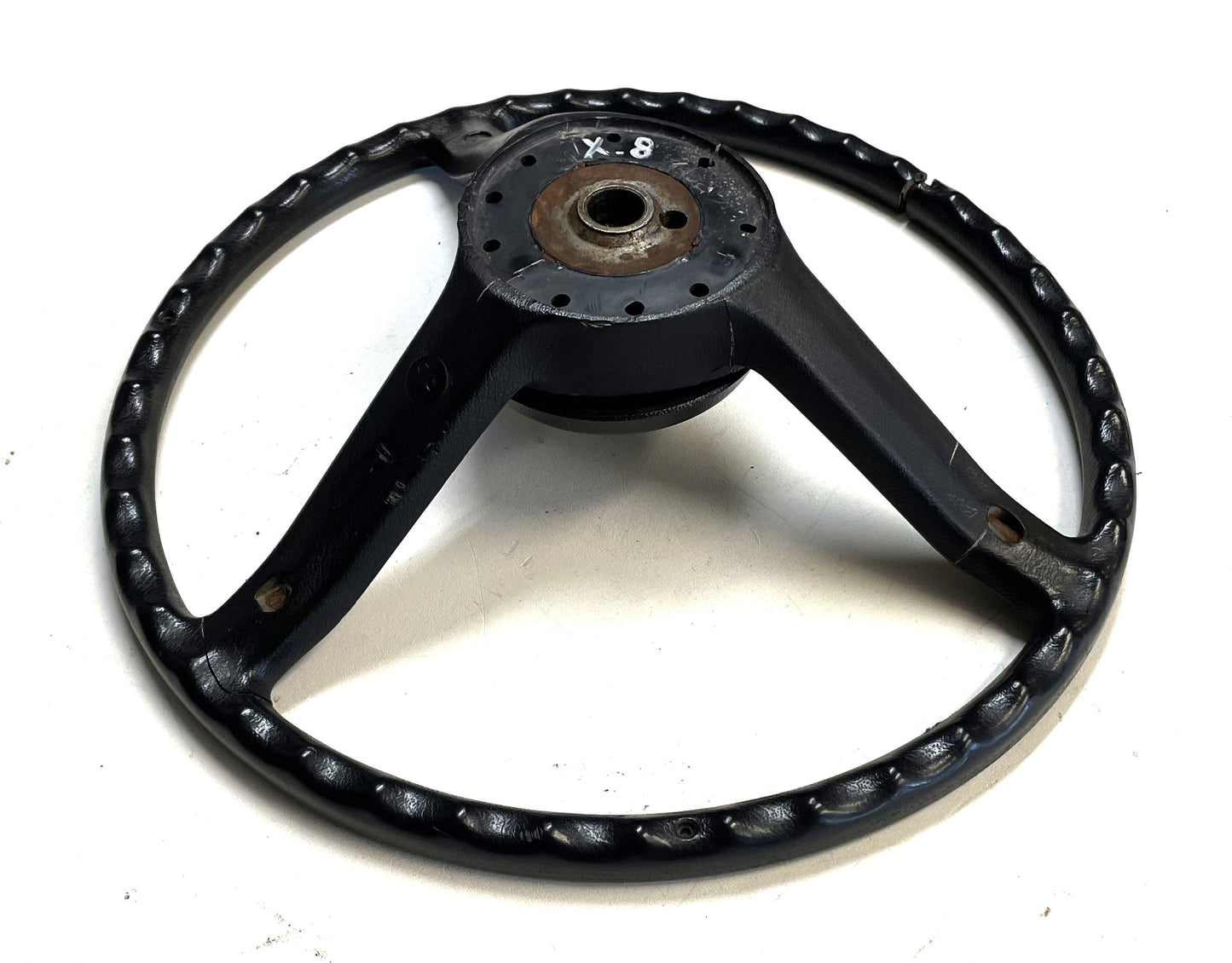 Jeep CJ Black Steering Wheel CJ5 CJ7 CJ8 76-86 AMC with Horn Button Factory &1