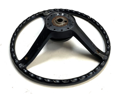 Jeep CJ Black Steering Wheel CJ5 CJ7 CJ8 76-86 AMC with Horn Button Factory &1