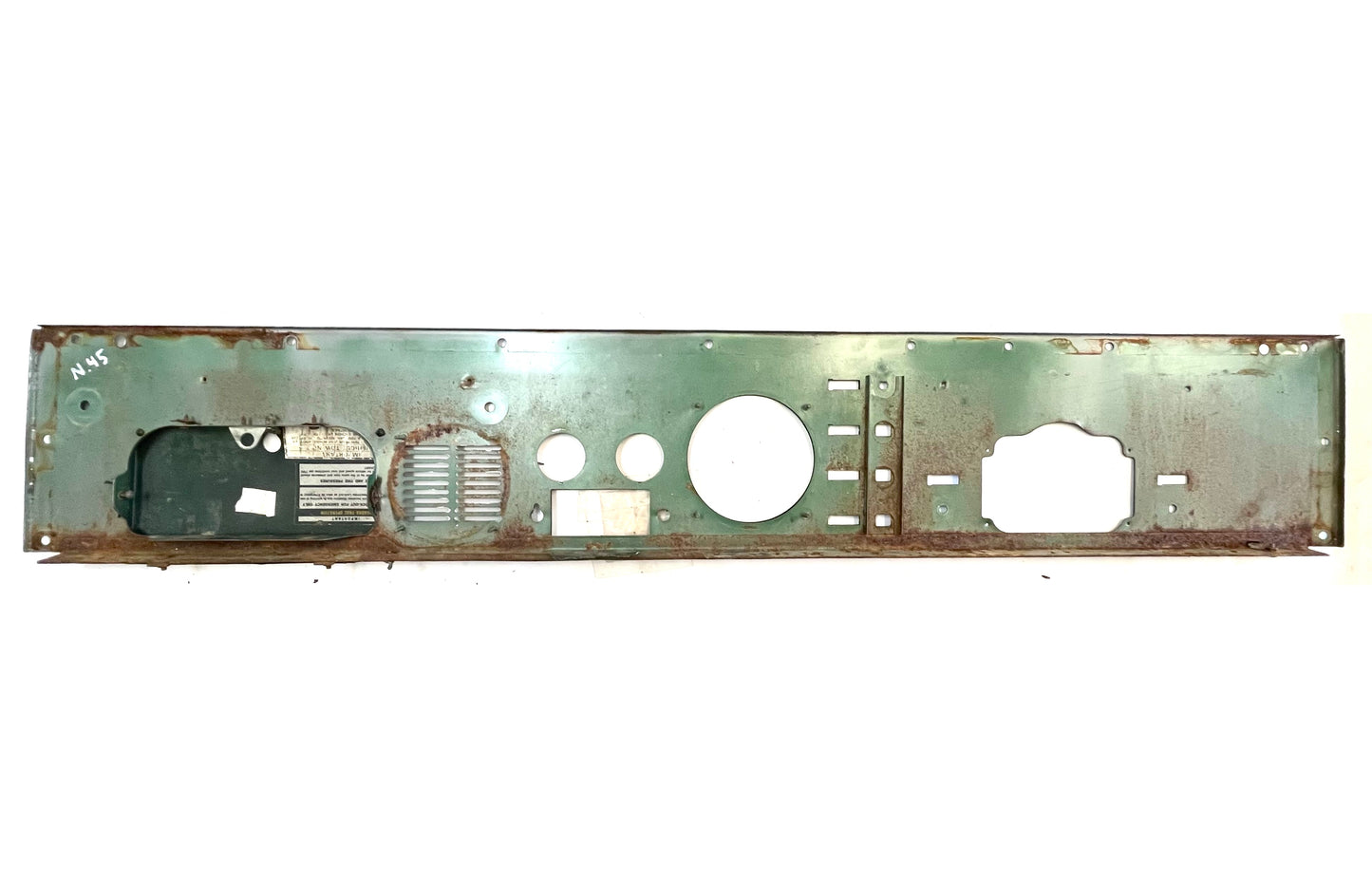 Jeep CJ metal gauge panel CJ5 CJ7 CJ8 AMC dash dash board gauges radio glove box