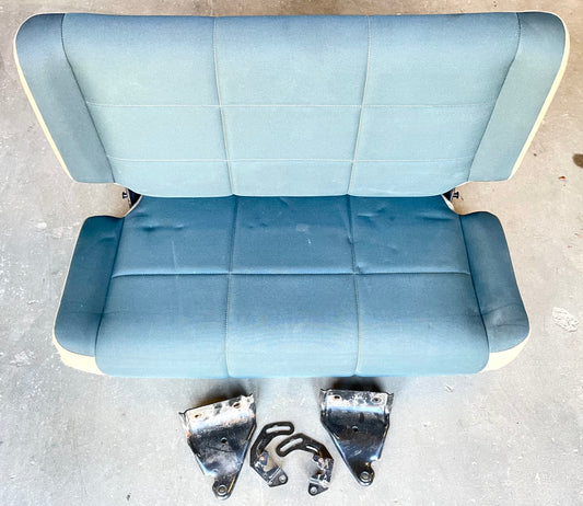 Jeep TJ Wrangler back Seat with brackets Sahara Green factory folding 97-02 Rear