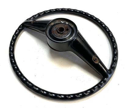 Jeep factory Steering Wheel Cherokee Wagoneer J-truck horn button black full size