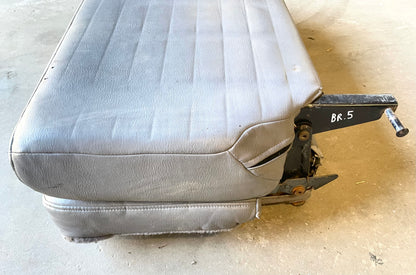 Jeep TJ Wrangler back Seat with brackets Grey factory folding rear 97-02 Gray