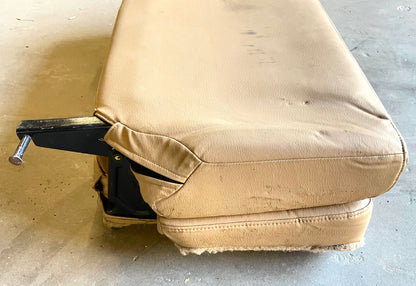 Jeep TJ Wrangler back Seat with brackets Tan factory folding rear 97-02
