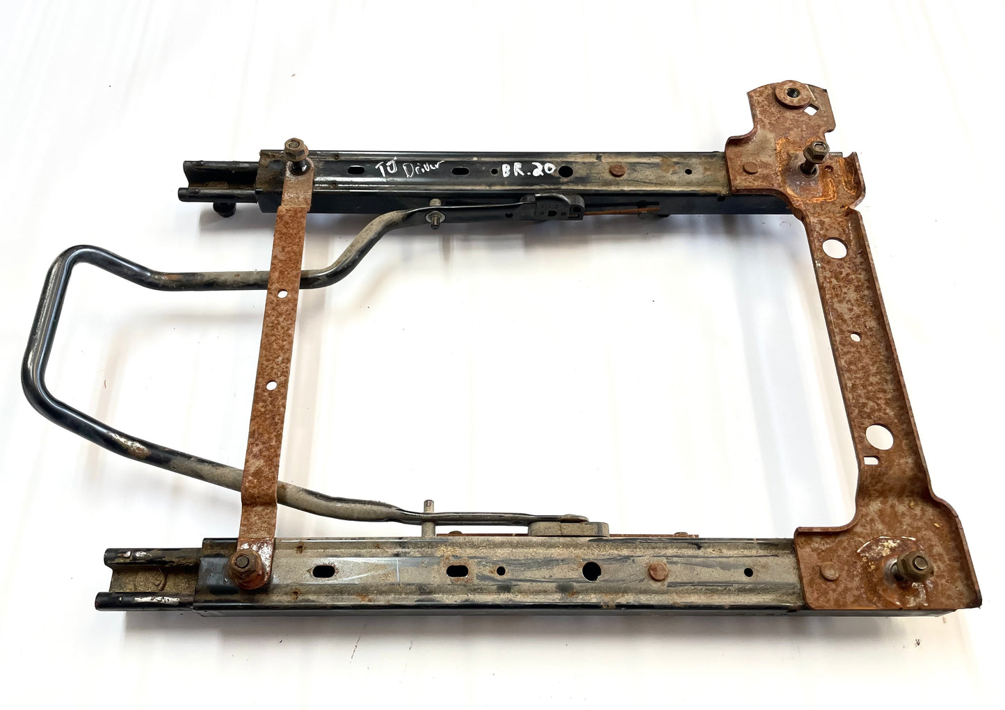 Jeep TJ Seat Slider driver folding flip bracket 97-02 Wrangler Left FREE SHIP