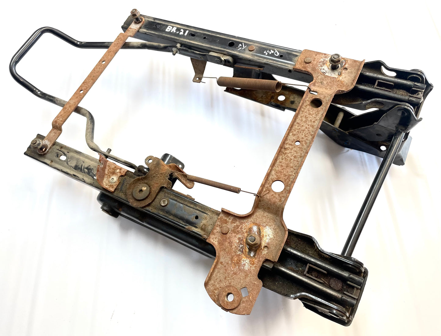 Jeep TJ Wrangler Passenger Front Seat Bracket w/ slider folding flip 97-02