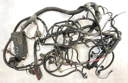 Jeep YJ Wrangler 4 Cylinder Engine Wiring Harness 10 pin Wire Fuse block 92-95
