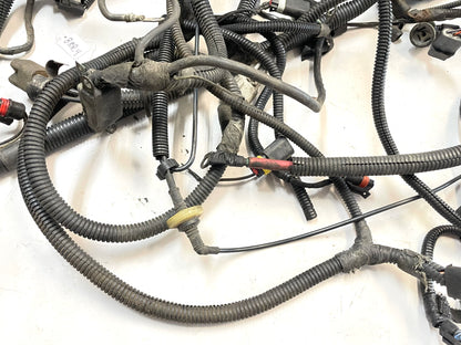 Jeep YJ Wrangler 4 Cylinder Engine Wiring Harness 10 pin Wire Fuse block 92-95