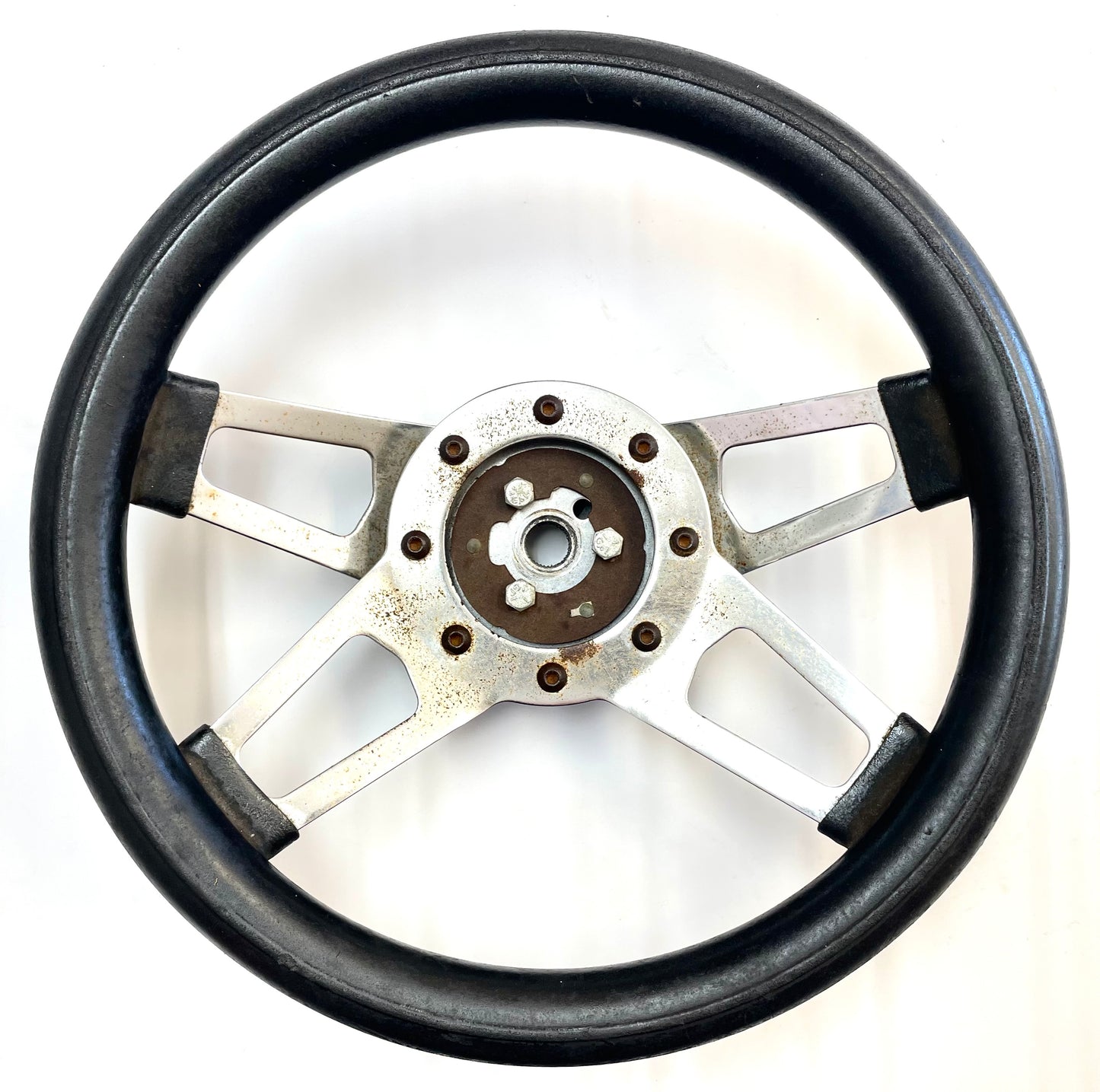 steering wheel with adaptor for Jeep CJ CJ5 CJ7 CJ8 YJ Wrangler 13" diameter!