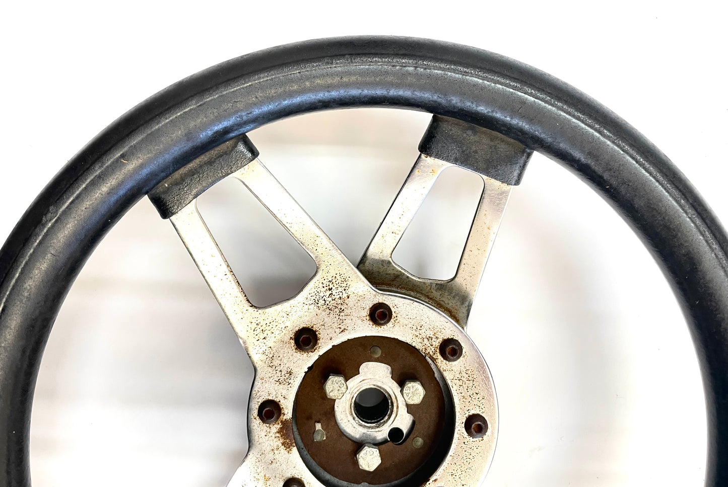 steering wheel with adaptor for Jeep CJ CJ5 CJ7 CJ8 YJ Wrangler 13" diameter!