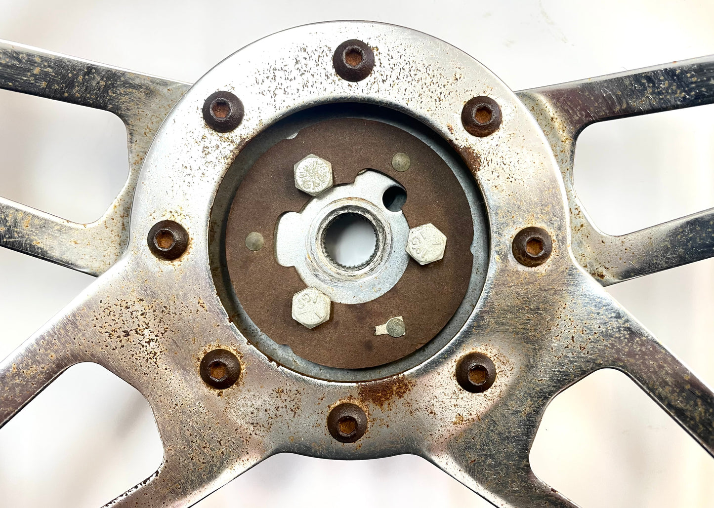 steering wheel with adaptor for Jeep CJ CJ5 CJ7 CJ8 YJ Wrangler 13" diameter!